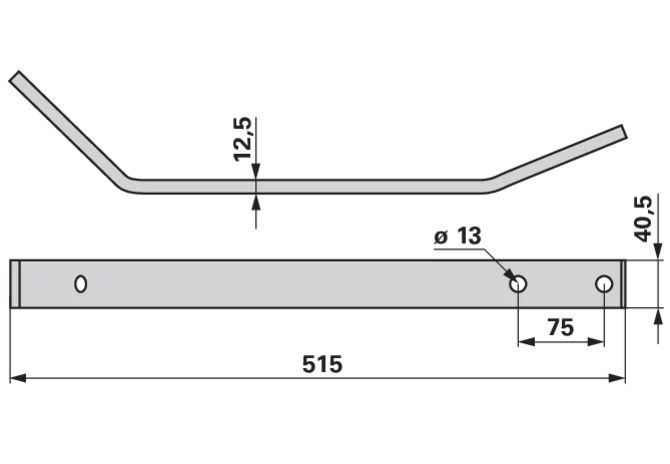 Zinkenarm L 515 mm Pöttinger 205.70.080.1 Pöttinger