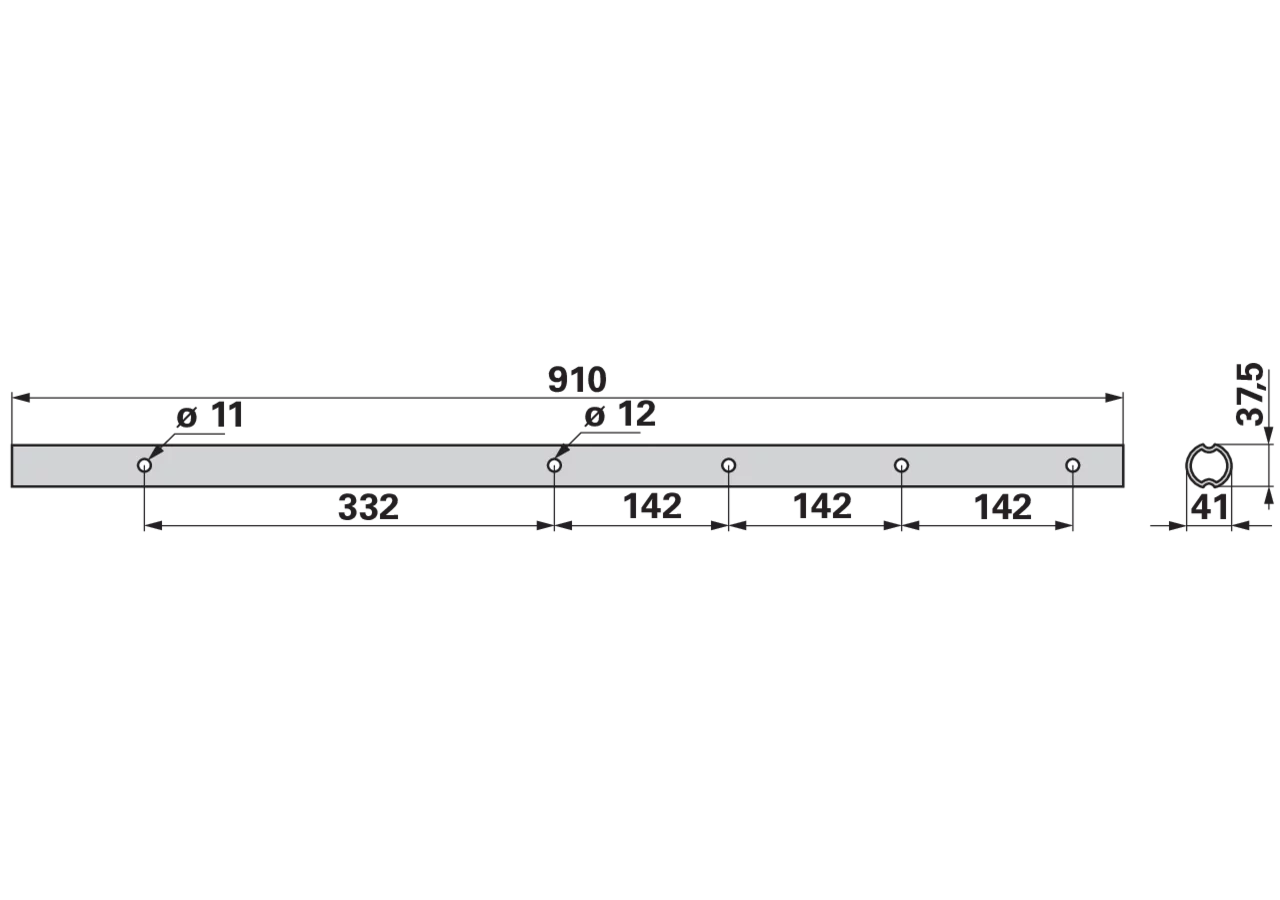 Zinkenträger L 910 mm Pöttinger 282.60.015.0 Pöttinger