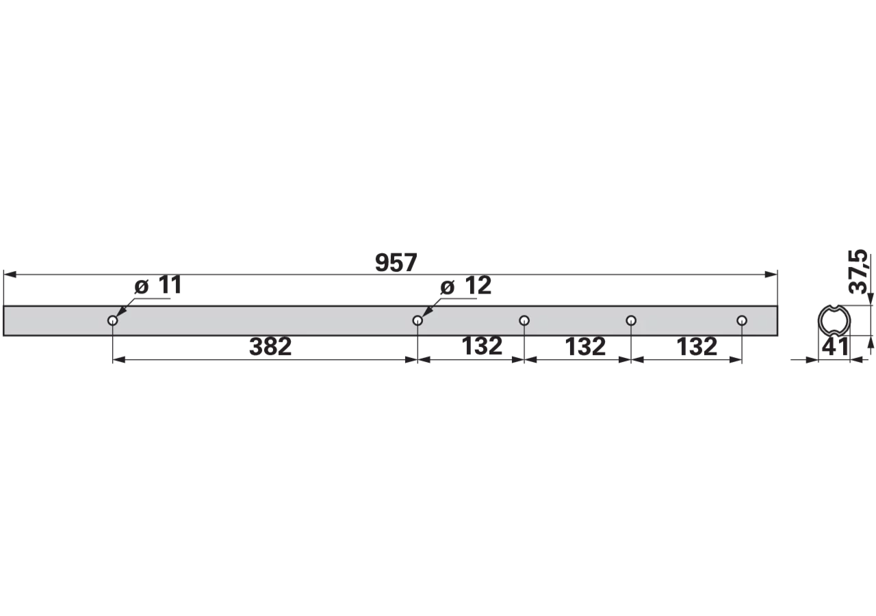 Zinkenträger L 957 mm Pöttinger 299.60.005.0 Pöttinger