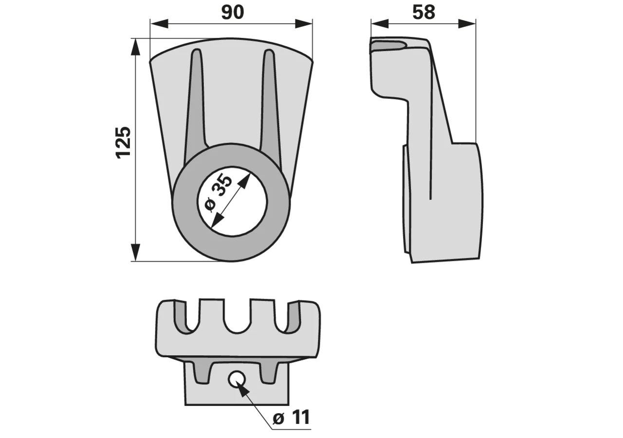 Verstellhalter Krone 264023.0 Krone