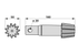 Ritzelwelle 11 Zähne Kuhn 57733600 Kuhn