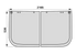 Schwadtuch B 536 x L 2.165 mm Pöttinger 499.293 Pöttinger