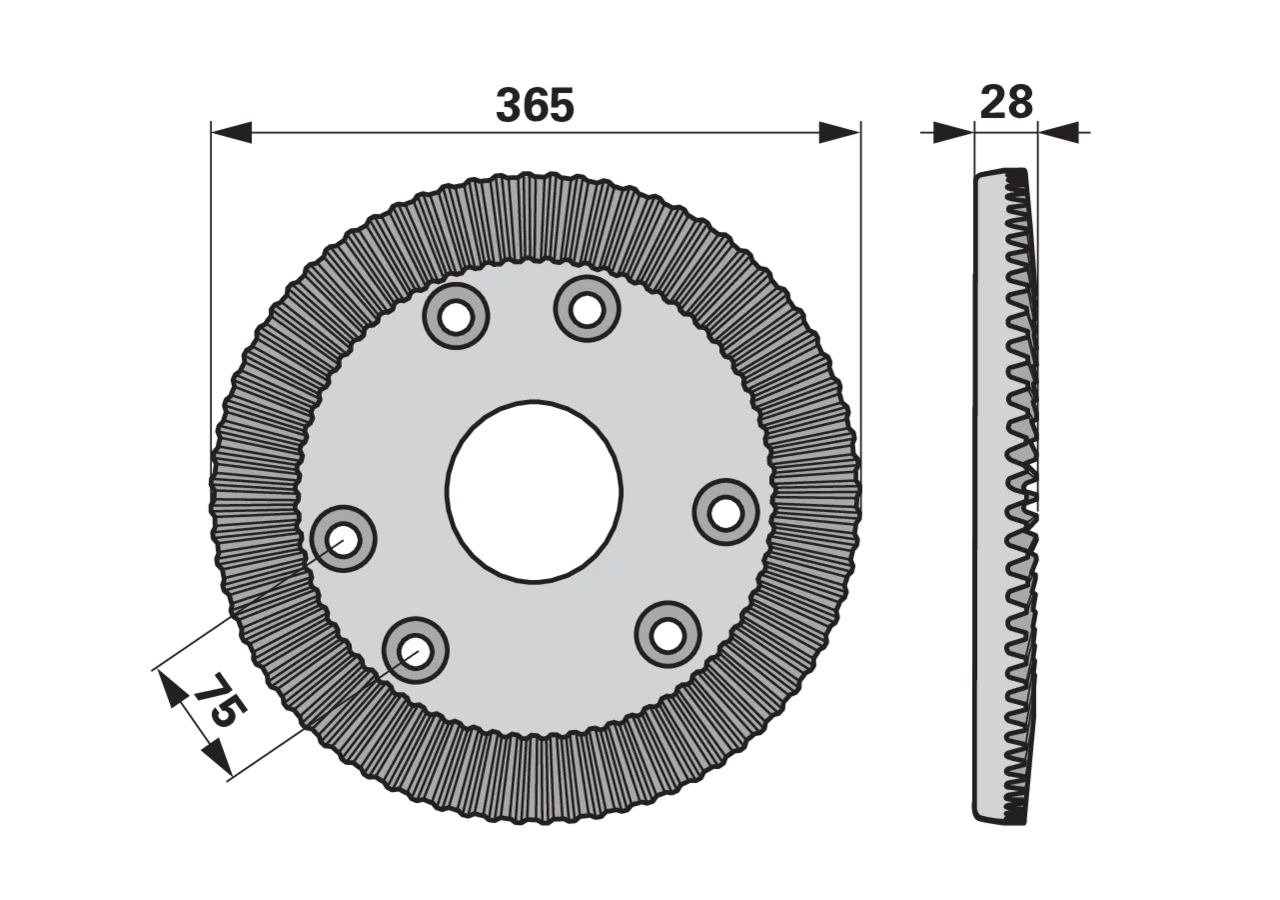Tellerrad 76 Zähne SIP 154572607 SIP