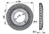 Tellerrad 36 Zähne SIP 153267404 SIP