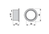 Buchse AD 48 x ID 36 x L 22 mm Claas 008560.0 Claas