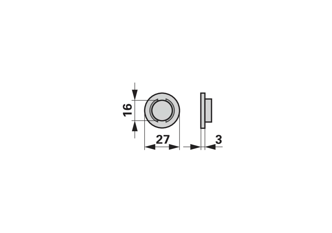 Anschlagring AD 27 mm – passend für Vicon-PZ TH42 GartenShop24