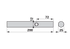 Bolzen für Kreiselschwader, AD 25 x L 200 mm Pöttinger 275.60.037.0 Pöttinger