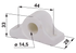 Lagerbock B 28 mm – passend für Vogel und Noot F5001802 GartenShop24