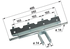 Zinkenträger L 400 mm, 4-reihig passend zu Zinkenband 00462156 GartenShop24