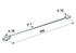 Lenkstange LA 395 mm Passend zu Zinkenband 00462142 GartenShop24