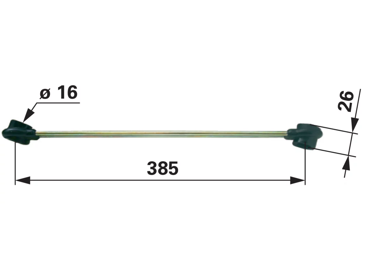 Lenkstange LA 385 mm SIP 154192901 SIP