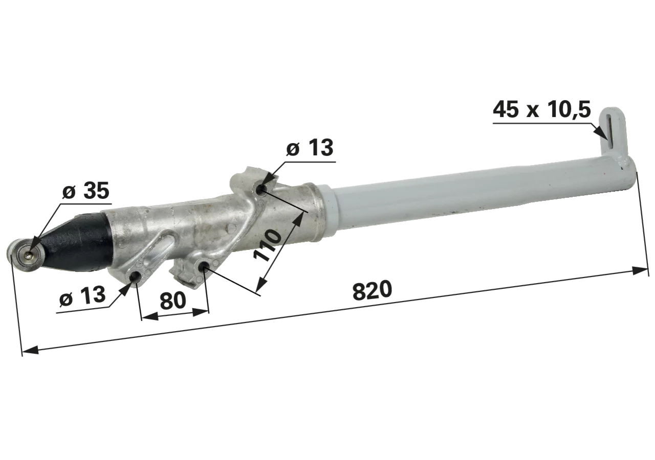 Lagerarm L 820 mm SIP 155921808 SIP