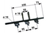 Zinkenträger L 381 mm, 3-reihig – passend für SIP 151591816 GartenShop24