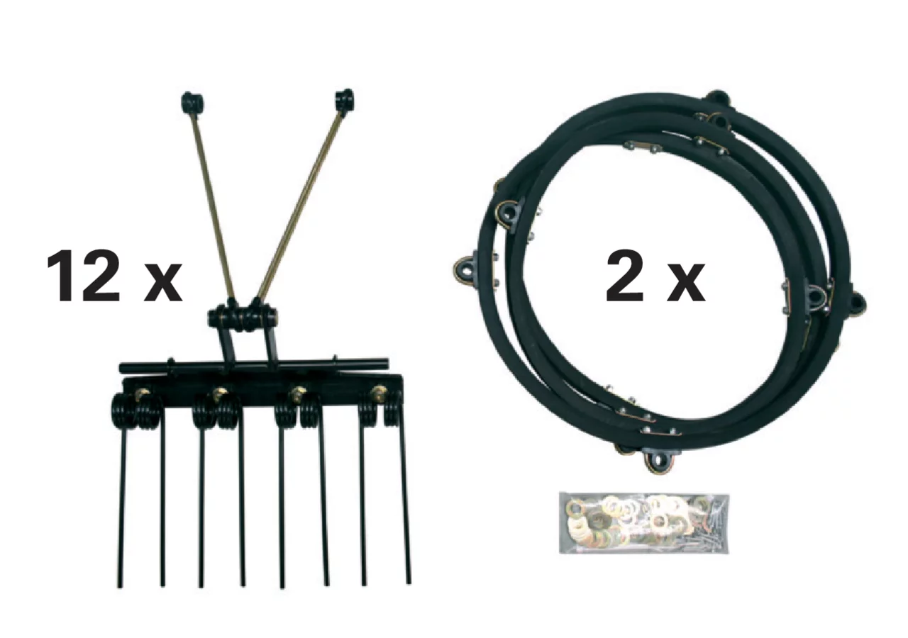 Zinkenband B 32 x L 4.668 mm, 12 Zinkenträger, 4 Zinken pro Reihe SIP 154204809 SIP