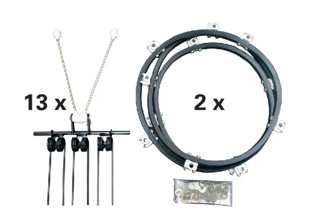 Zinkenband B 32 x L 5.068 mm, 13 Zinkenträger, 3 Zinken pro Reihe SIP 151056902 SIP