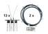 Zinkenband B 32 x L 5.068 mm, 13 Zinkenträger, 3 Zinken pro Reihe SIP 151056902 SIP