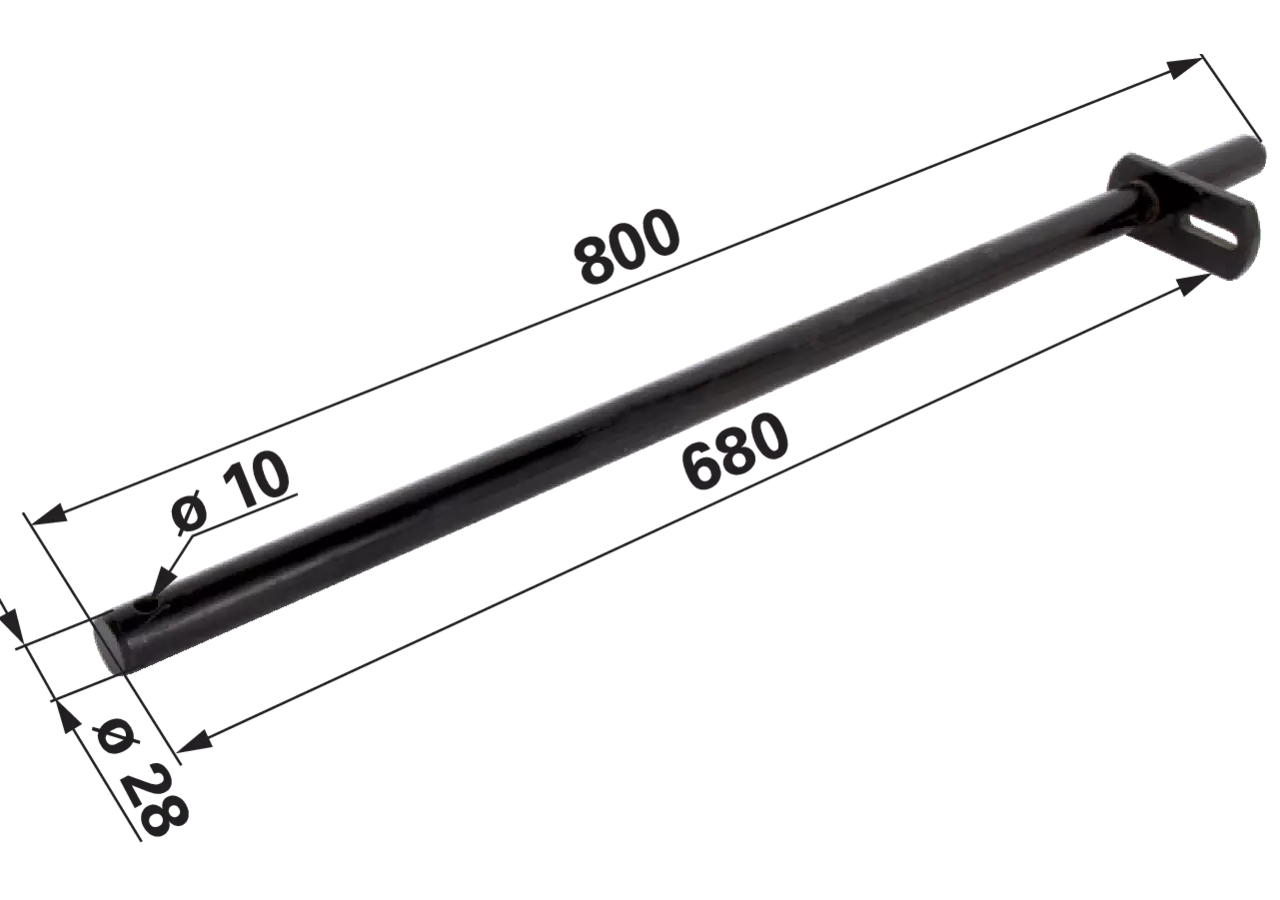 Steuerwelle L 800 mm SIP 153752709 SIP