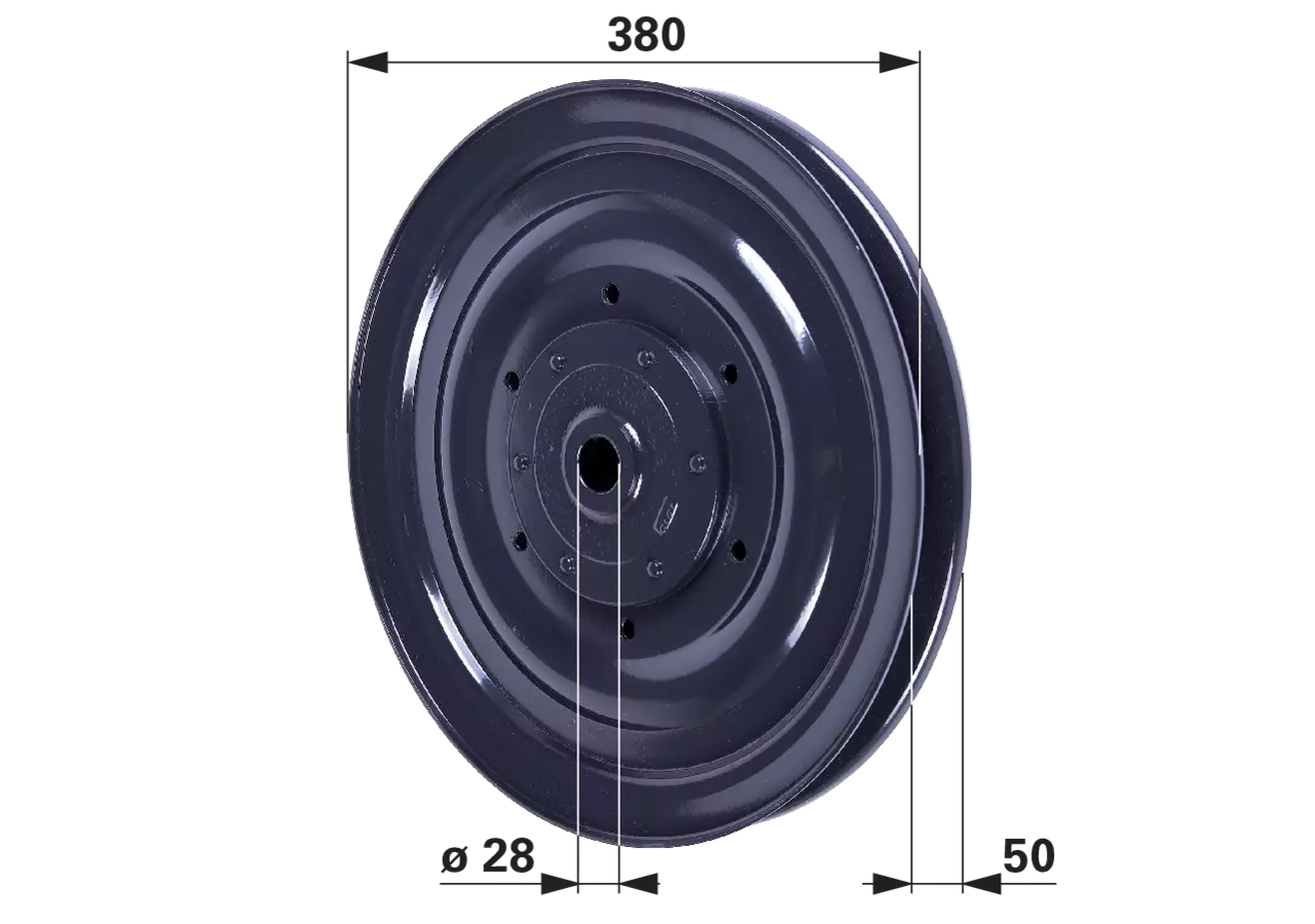 Riemenscheibe AD 380 mm SIP 200090020 SIP