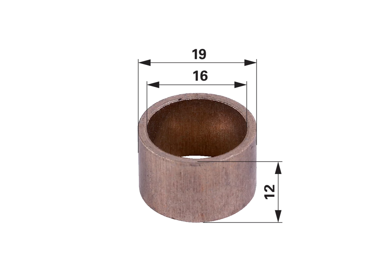 Buchse AD 19 x ID 16 x L 12 mm – passend für Reform 900.220.020 GartenShop24