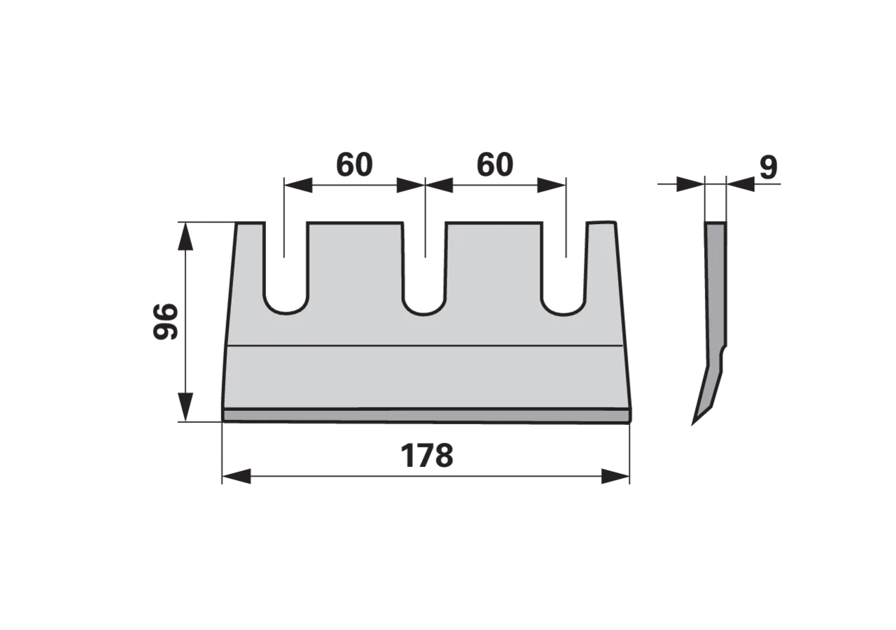 Häckslermesser Mais – passend für John Deere HXE53570 GartenShop24
