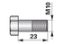 Sonderschraube M10 x 23 mm – passend für Kemper 63392 GartenShop24
