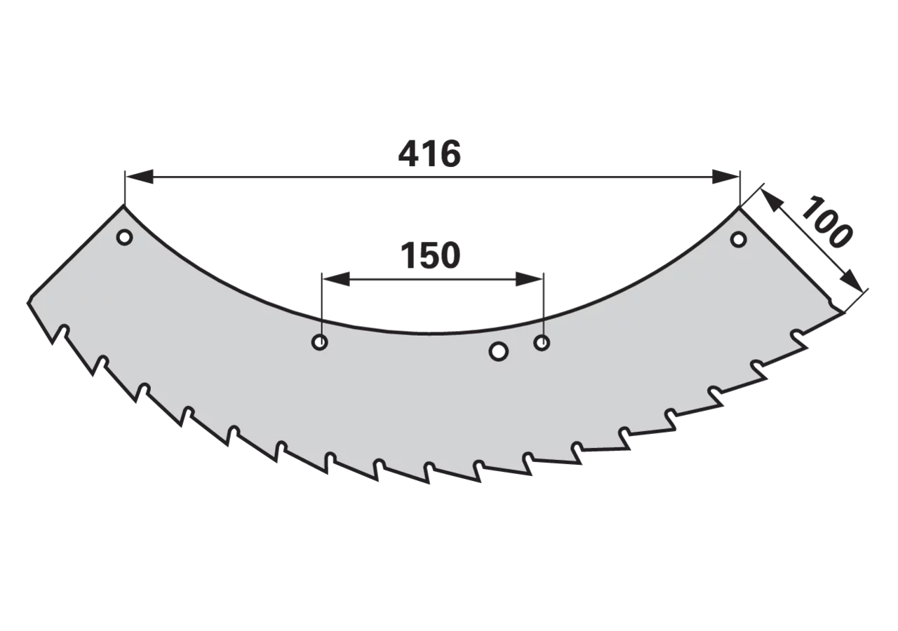Sägemesser innen – passend für Kemper 66035 MWS