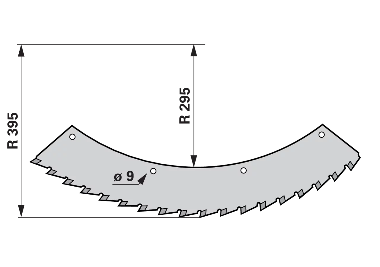 Sägemesser innen rechts – passend für Kemper 78.234 GartenShop24