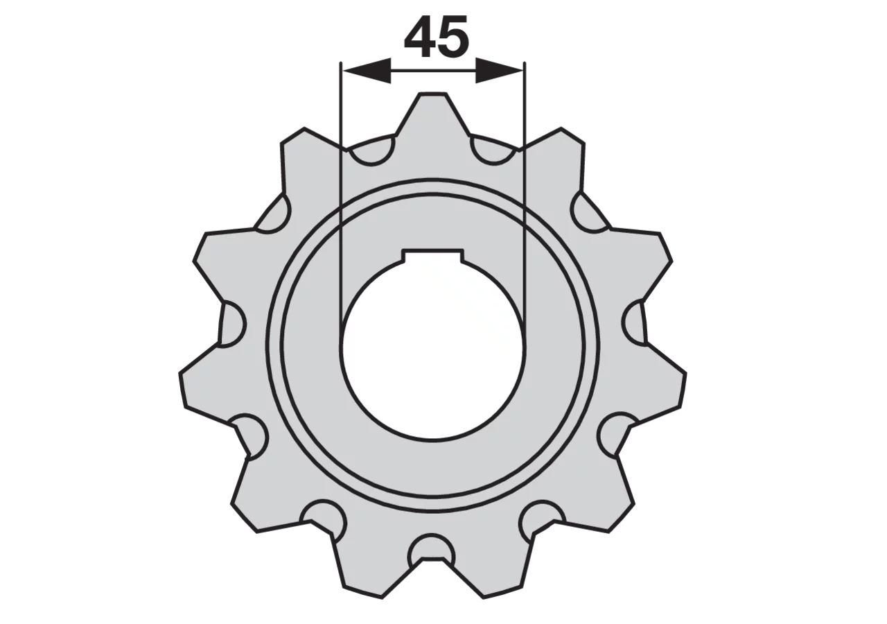 Kettenrad – passend für Claas 603508.0 GartenShop24