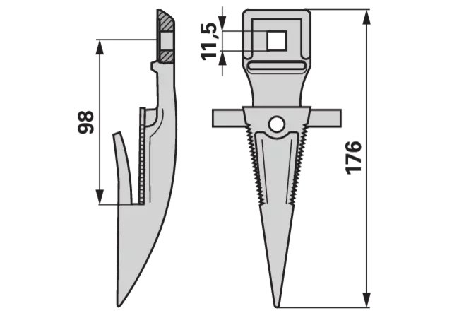 Einzelfinger – passend für Claas 522182.1 GartenShop24