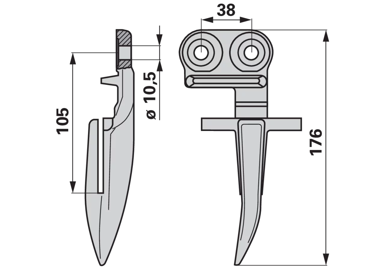 Endfinger – passend für Claas 626296.1 GartenShop24