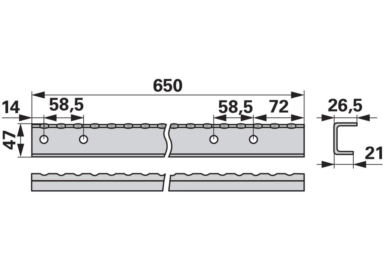 Förderleiste rechts – passend für Claas 603743.2 GartenShop24