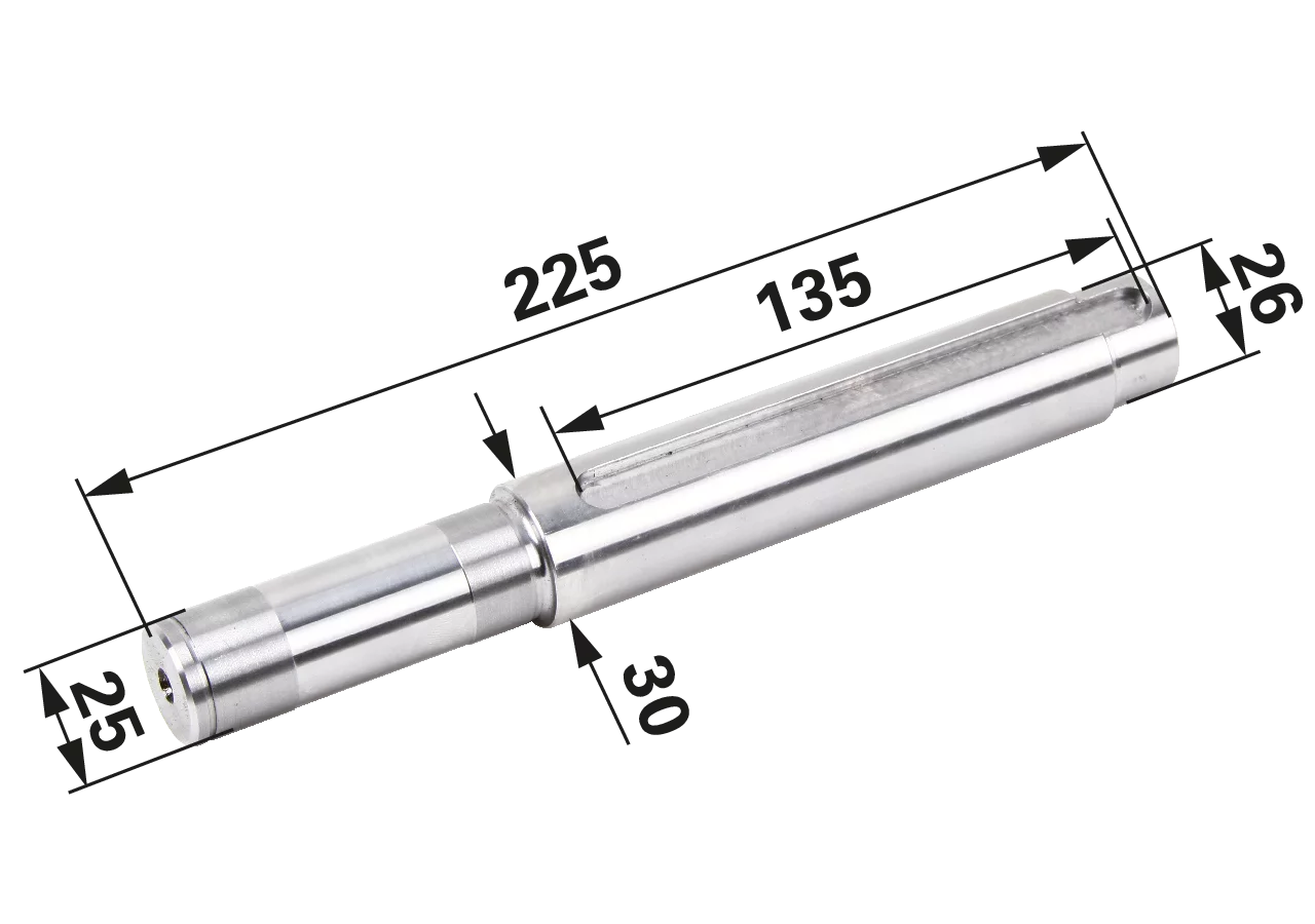 Antriebsswelle Haspelvariator – passend für Claas 670 214.1 GartenShop24