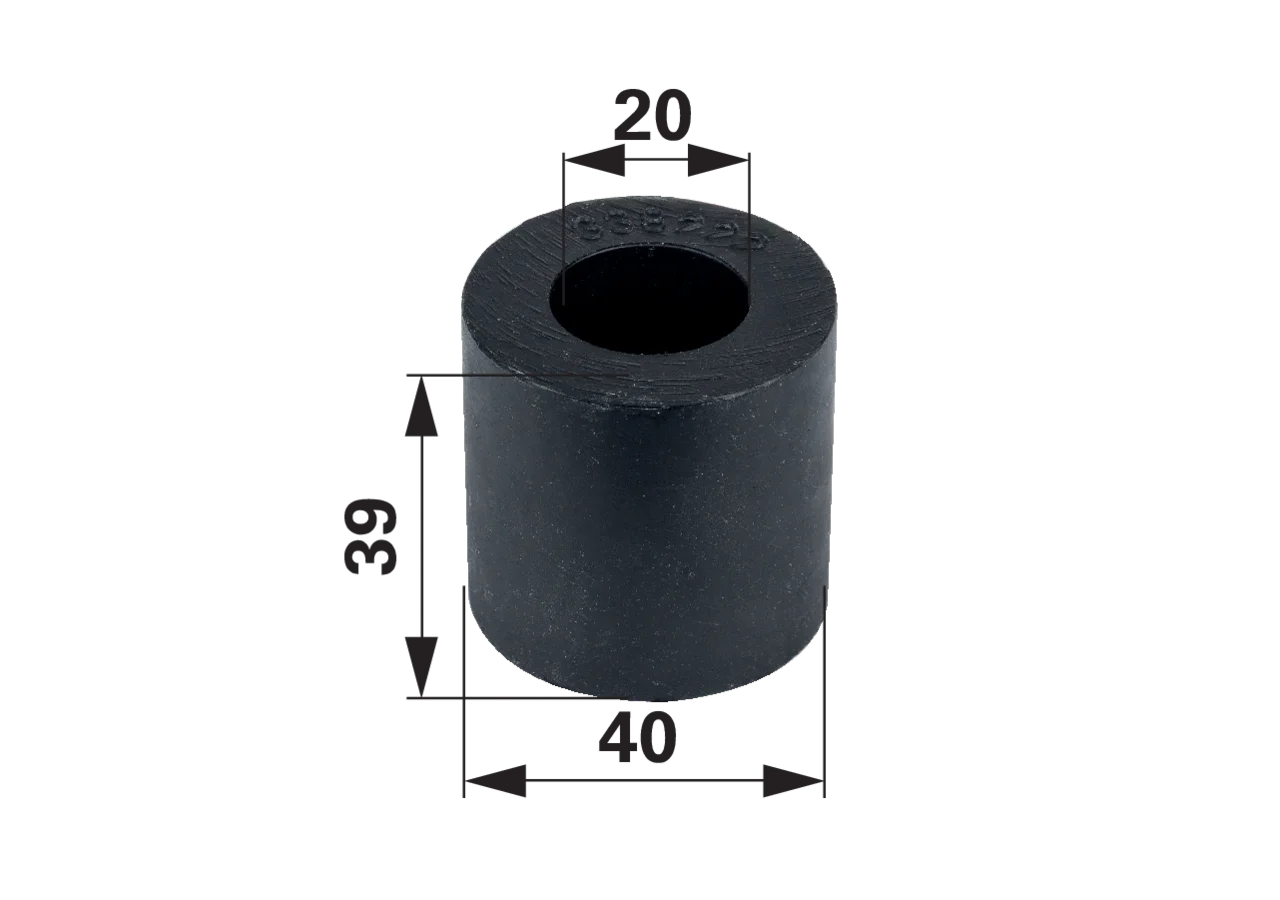 Gummibuchse – passend für CNH 338222 GartenShop24