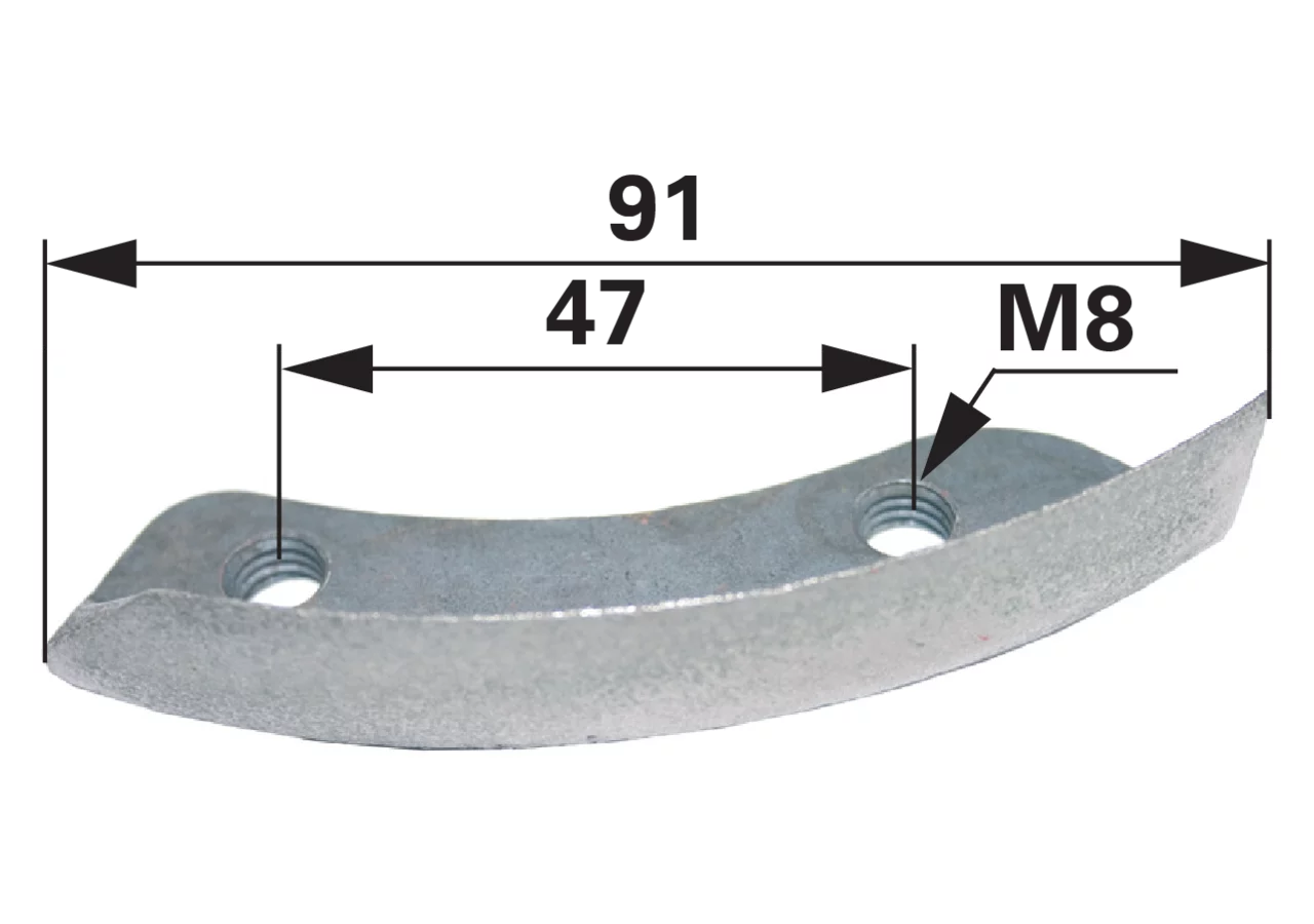 Stoppeltrennmesser – passend für Geringhoff 001461 GartenShop24