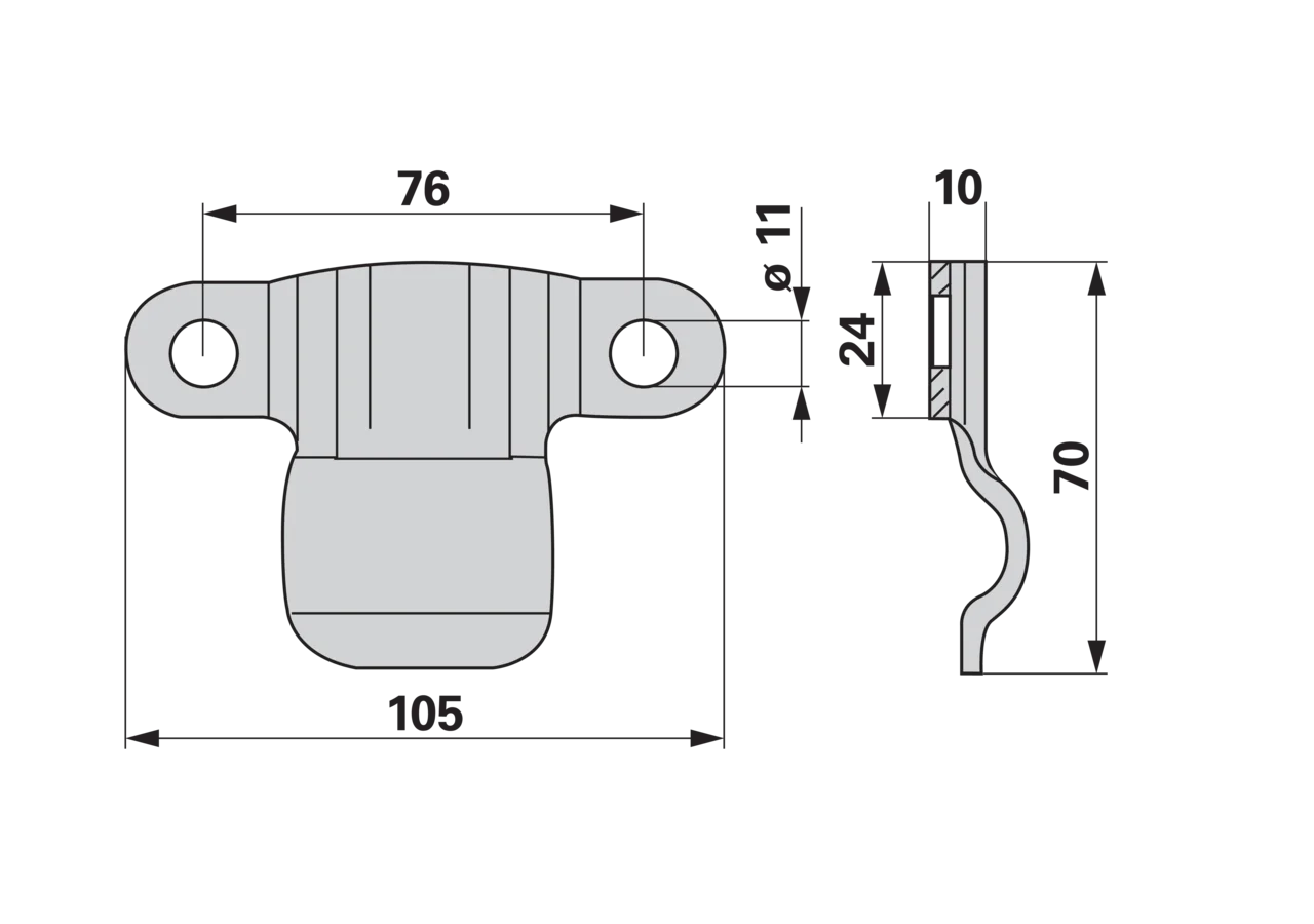 Messerhalter – passend für Case 28283934 GartenShop24