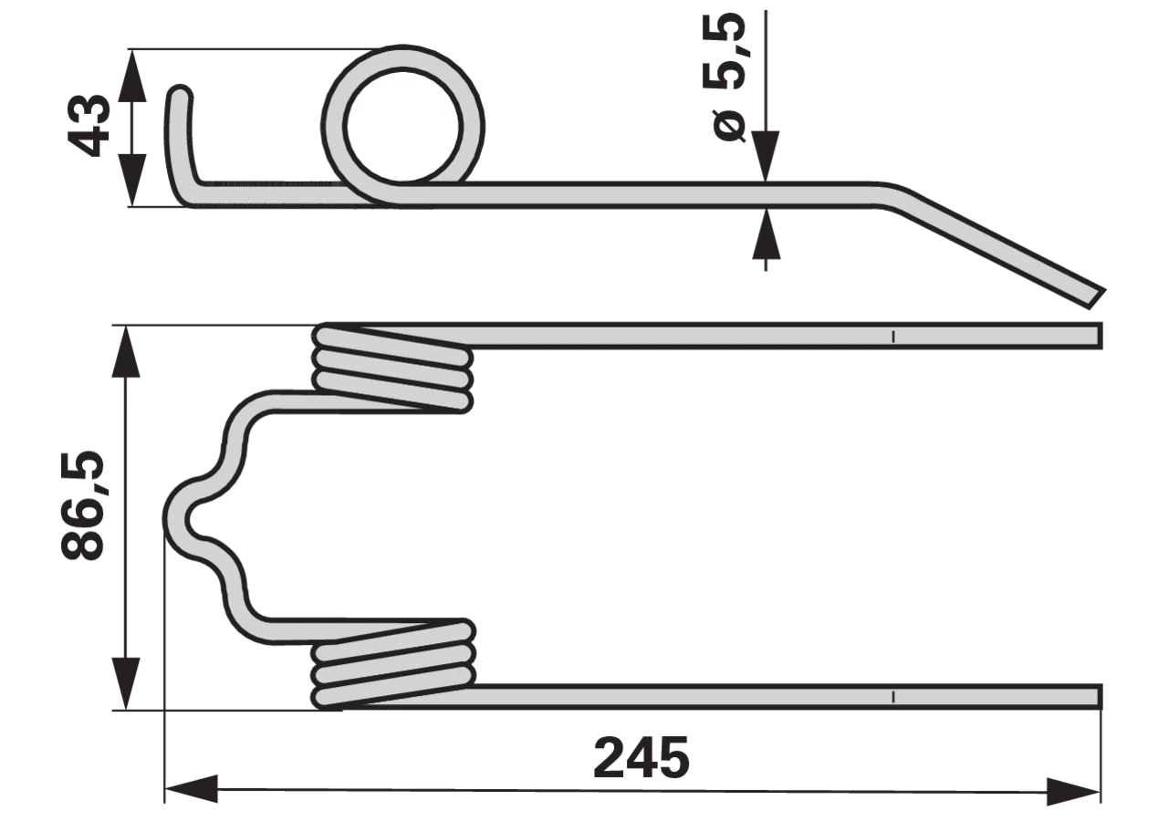 Haspelzinken – passend für Case 28680131 GartenShop24