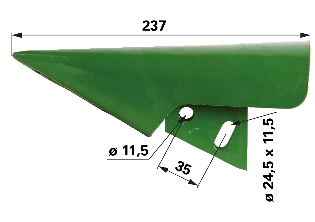 Halmteilerspitze – passend für John Deere AZ18018 GartenShop24
