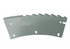 Sägemesser rechts hartstoffbeschichtet mit Löffel 400 x 162 x 3 mm für Maisgebis GartenShop24