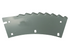 Sägemesser rechts hartstoffbeschichtet 395 x 162 x 3 mm für Maisgebis GartenShop24