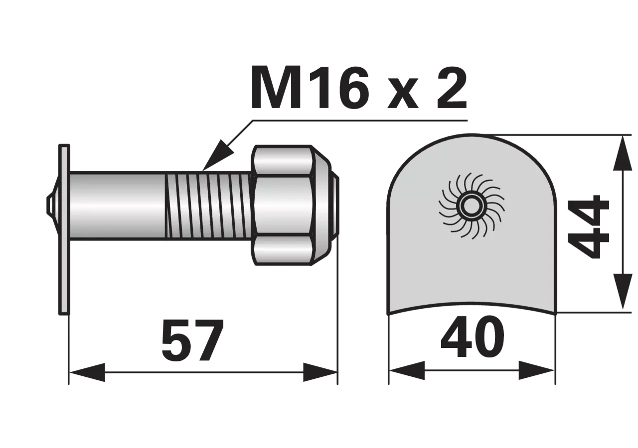 Messerschraube – passend für Humus 300251 GartenShop24