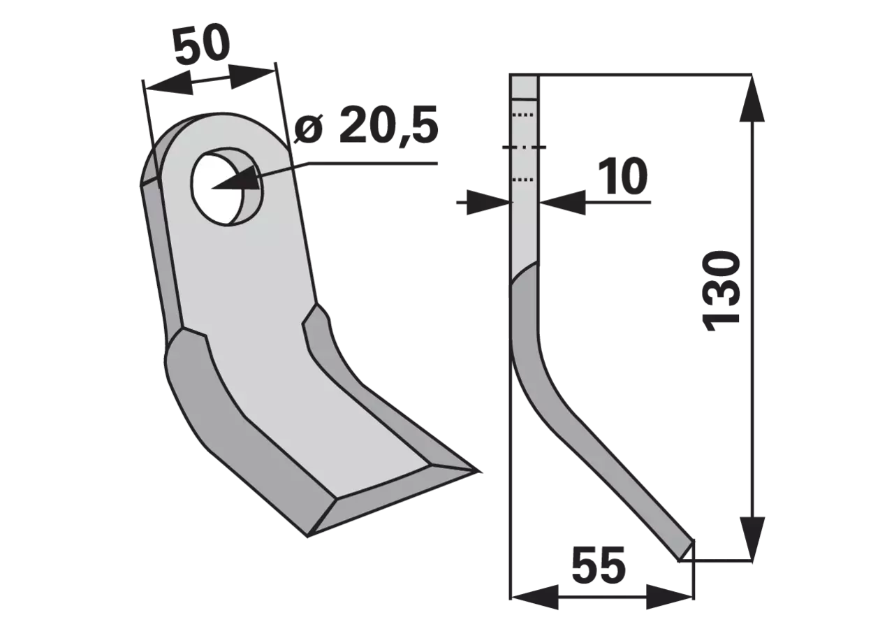 Y-Messer – passend für Kuhn 6060009 GartenShop24