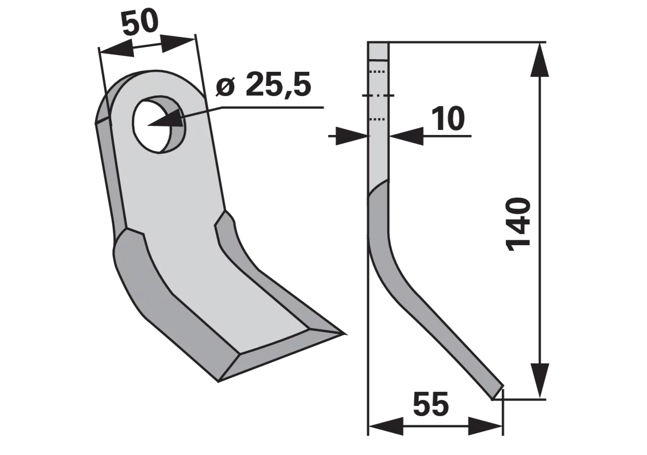 Y-Messer – passend für Omarv CL00309 GartenShop24