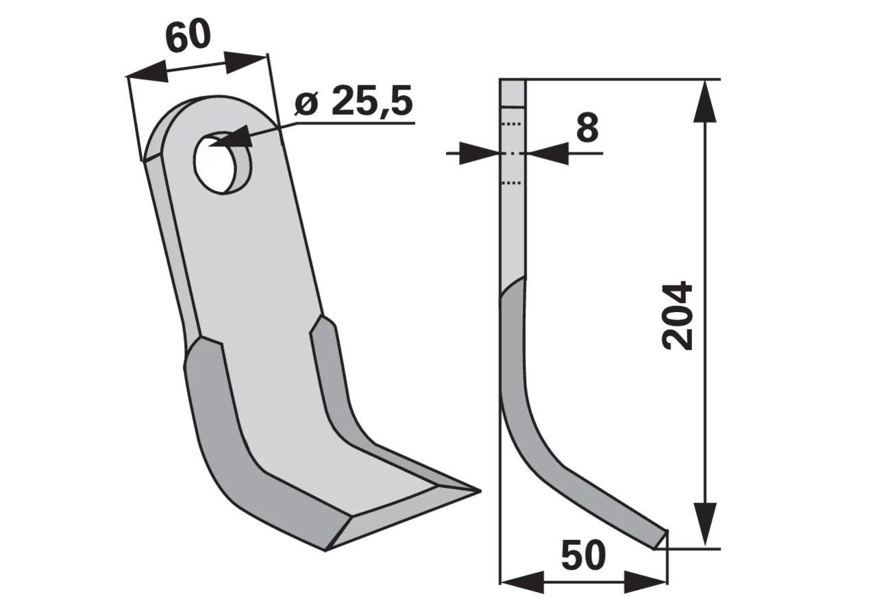 Y-Messer – passend für Pegoraro 9119 GartenShop24