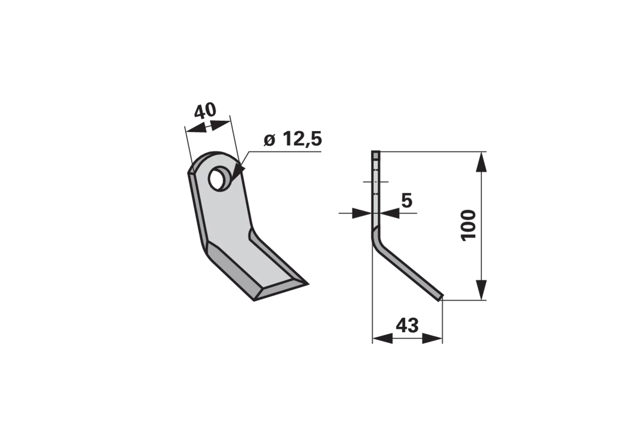 Y-Messer – passend für Irus 10132370096 GartenShop24