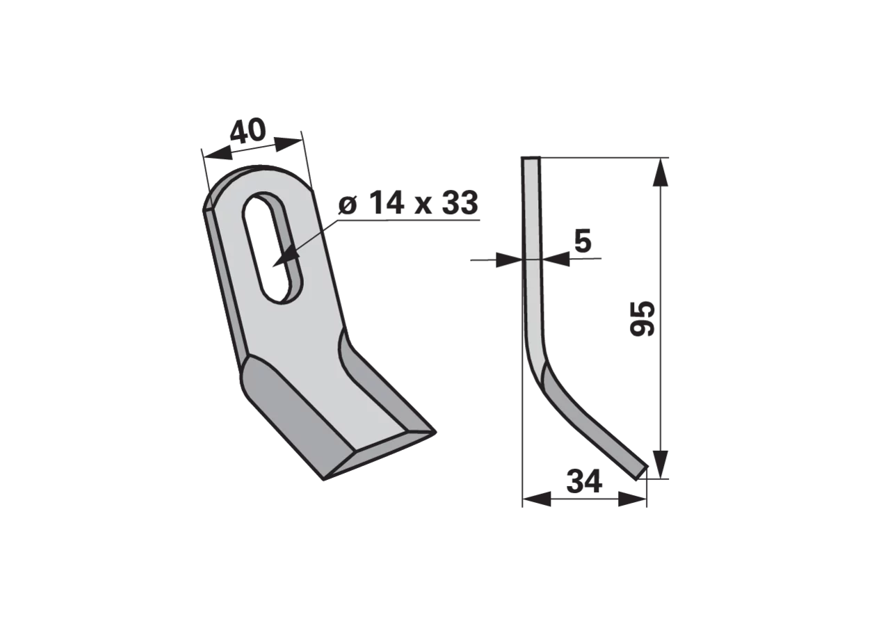 Y-Messer – passend für Votex 33449 GartenShop24