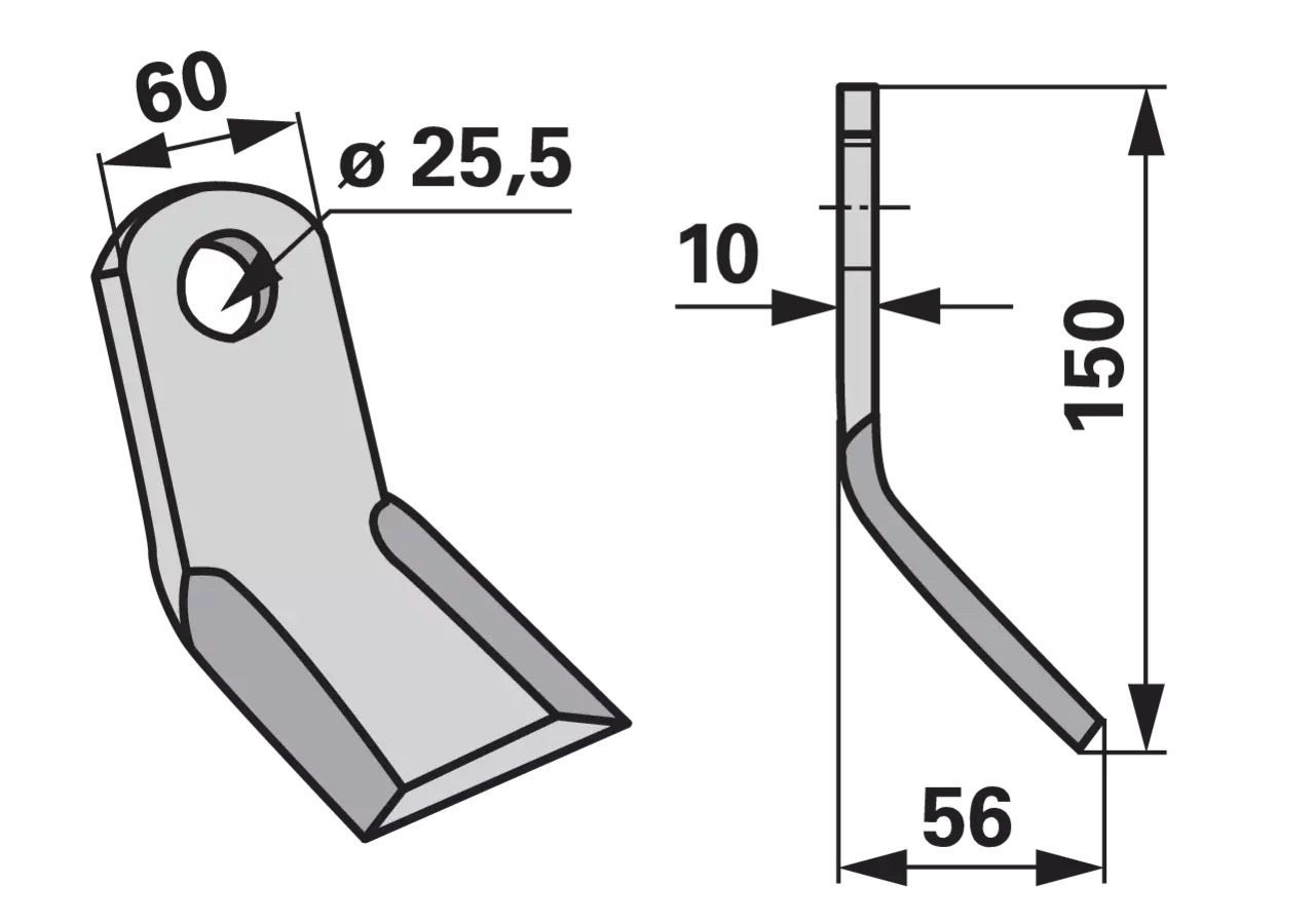 Y-Messer – passend für Agrimaster 3000106 GartenShop24