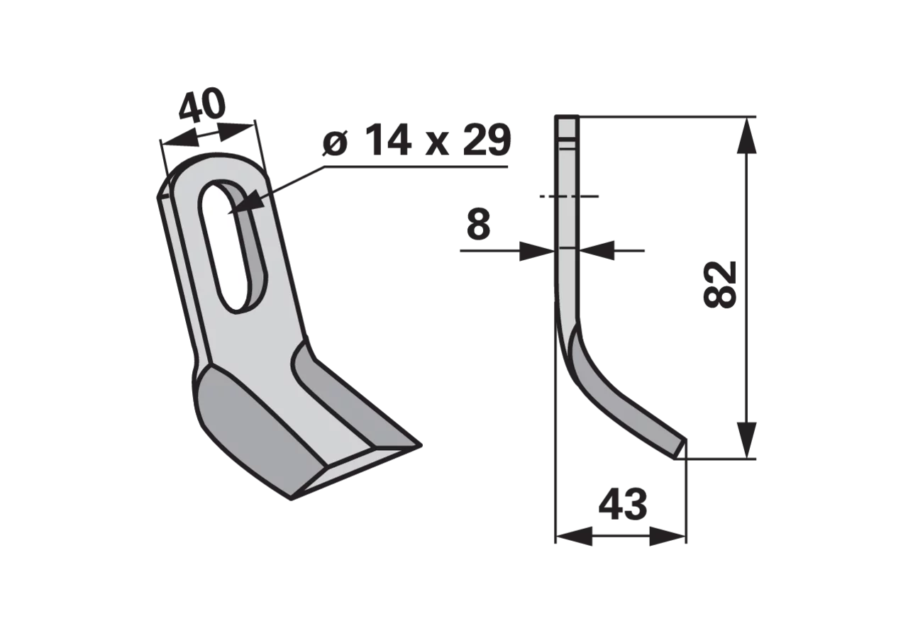 Y-Messer – passend für Ferri 901049 GartenShop24