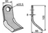 Y - Messer 60x8 L=105 Lo 22,5 GartenShop24