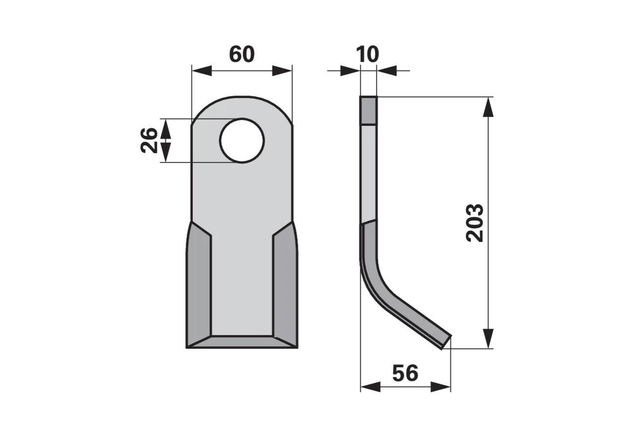 Y-Messer – passend für Rotoland 450412 GartenShop24