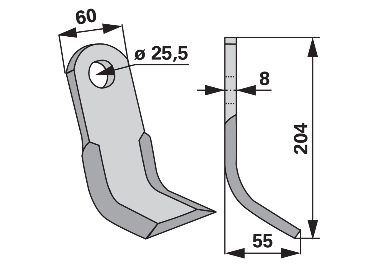 Y-Messer – passend für Seko 333003 GartenShop24